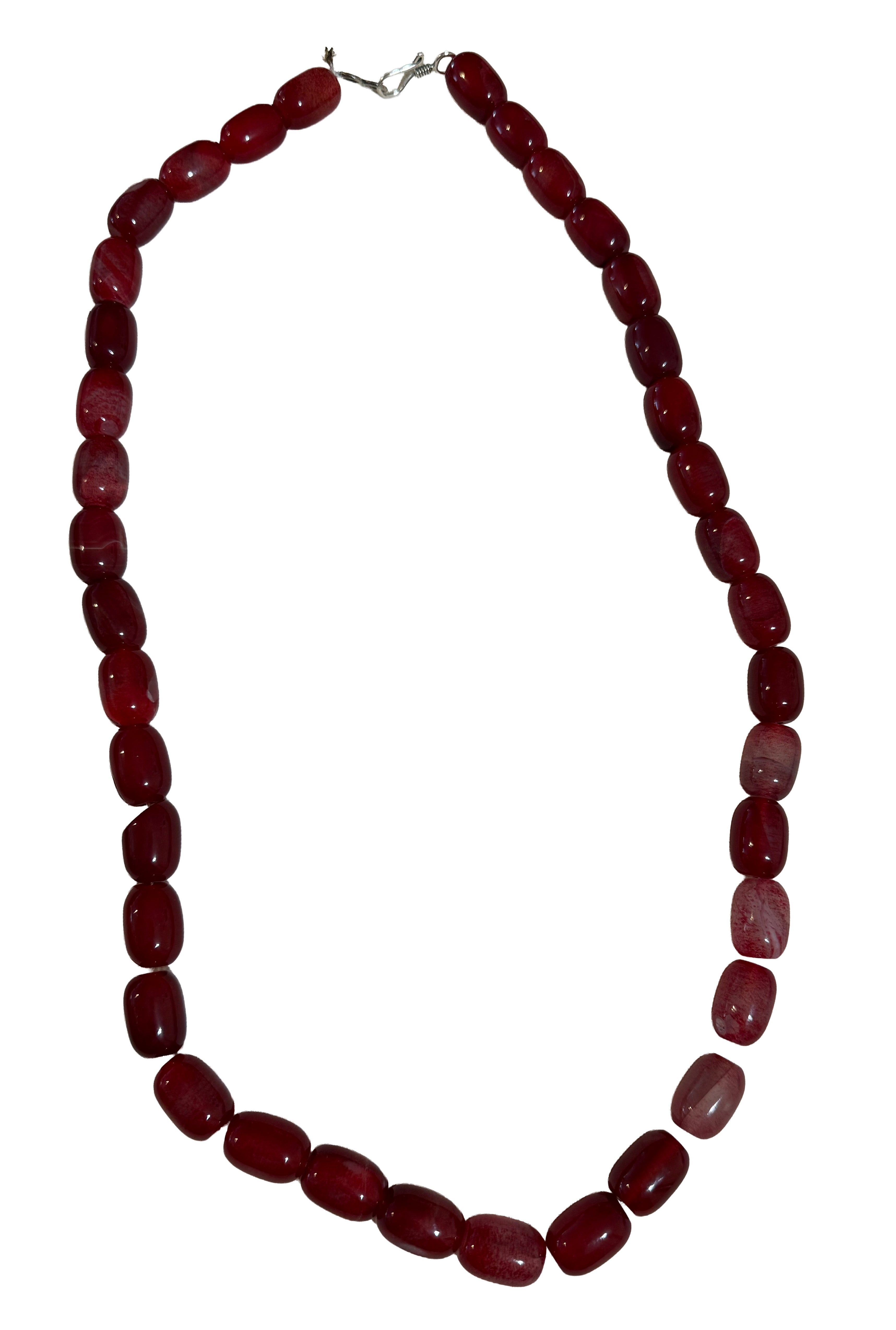 Red Agate String Necklace