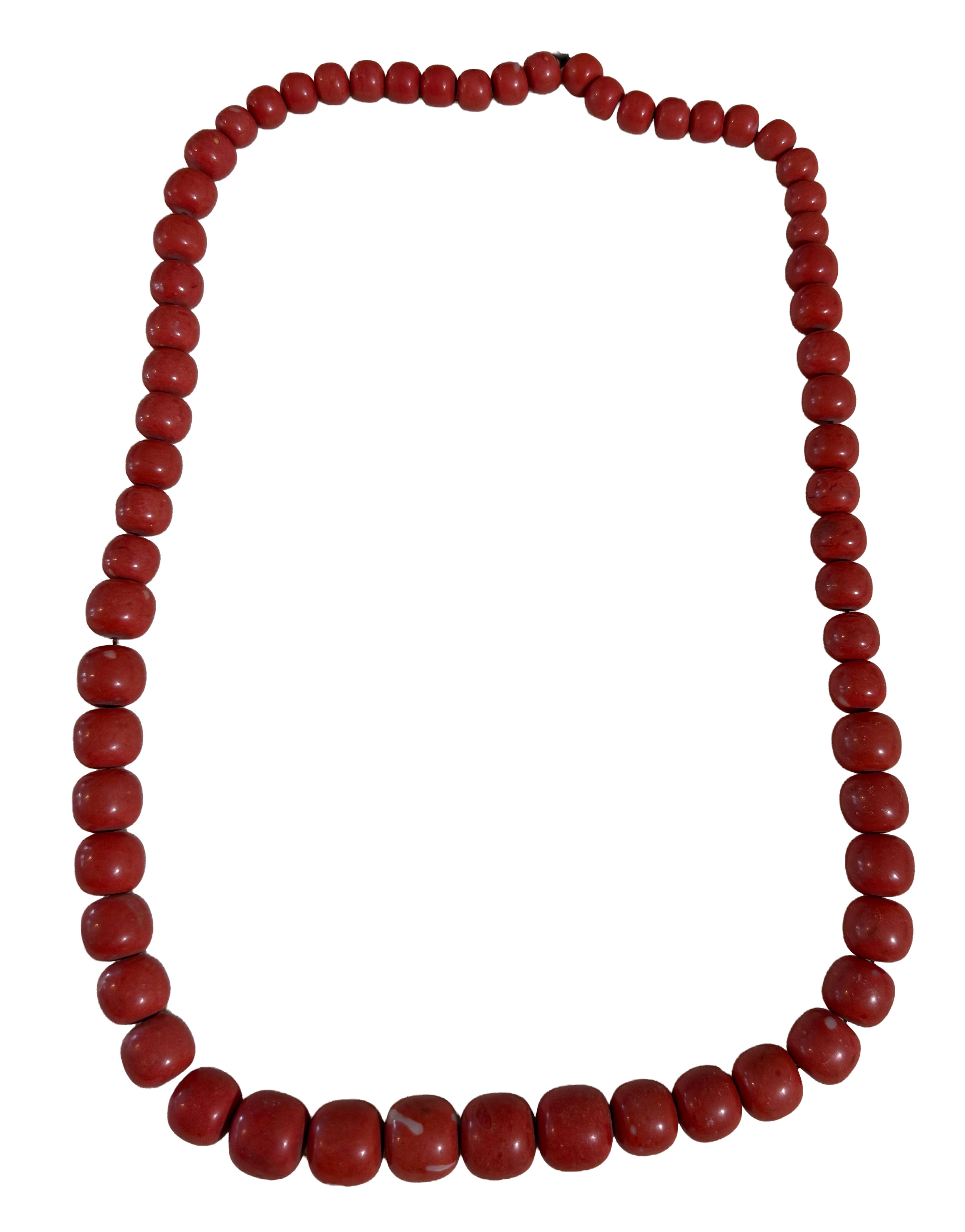 Red Coral String Necklace