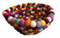 Felt basket with assorted color big