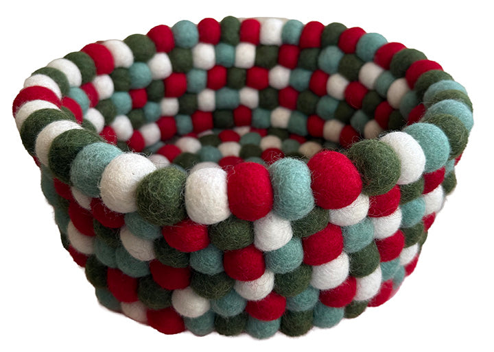 Felt basket without handle