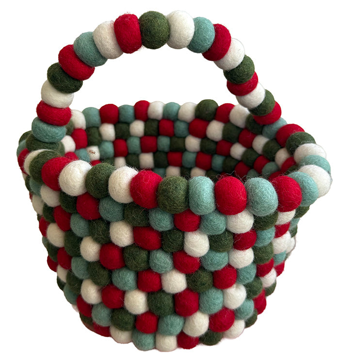 Felt Basket with Handle