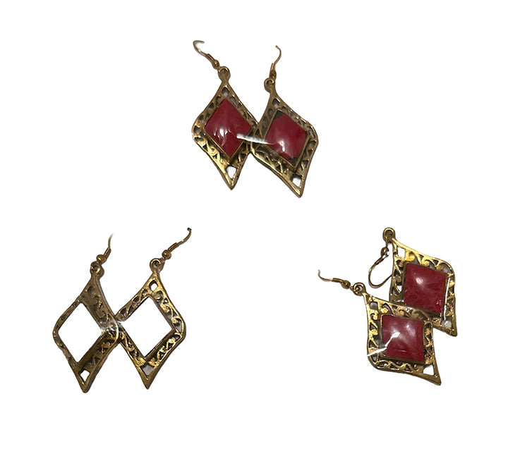 Ear Ring Diamond Shape