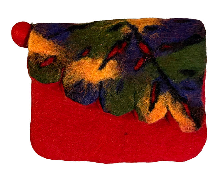Purse with flap
