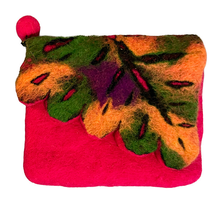 Purse with flap
