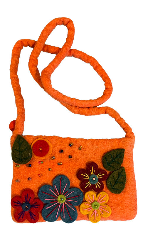 Strap Bag with Flower