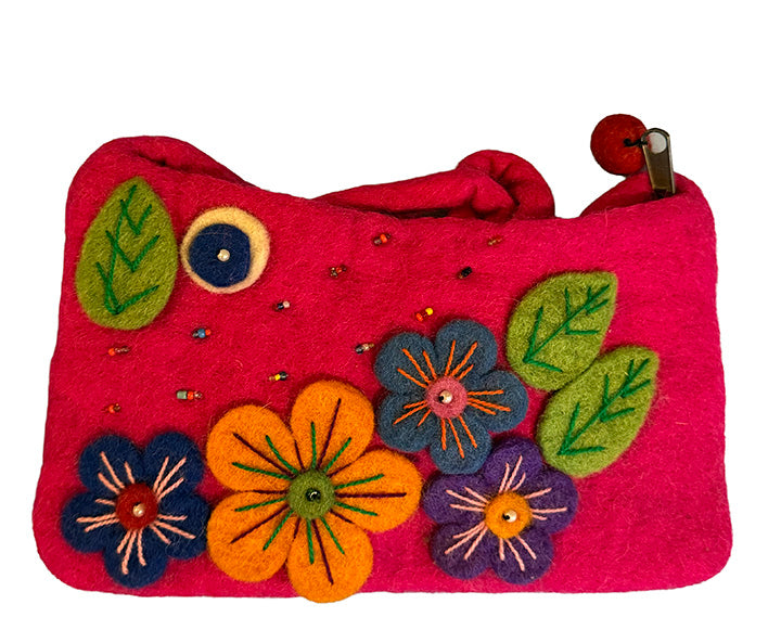 Strap Bag with Flower