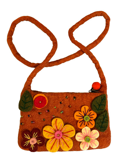 Strap Bag with Flower