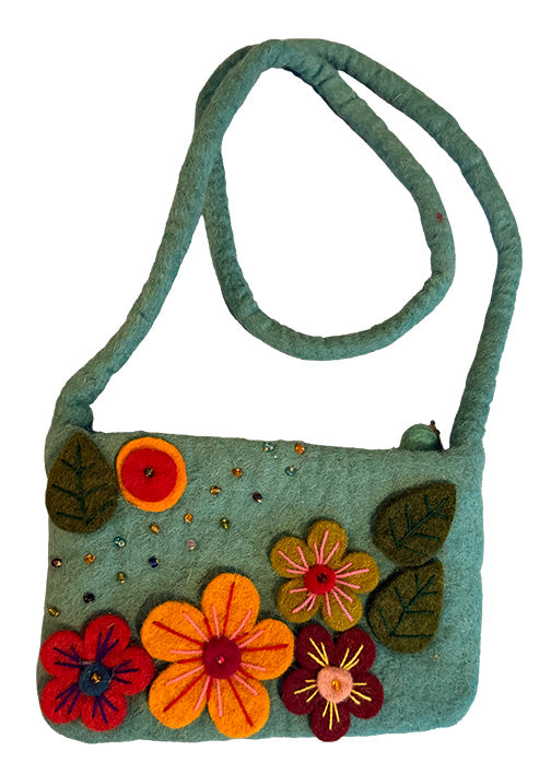 Strap Bag with Flower