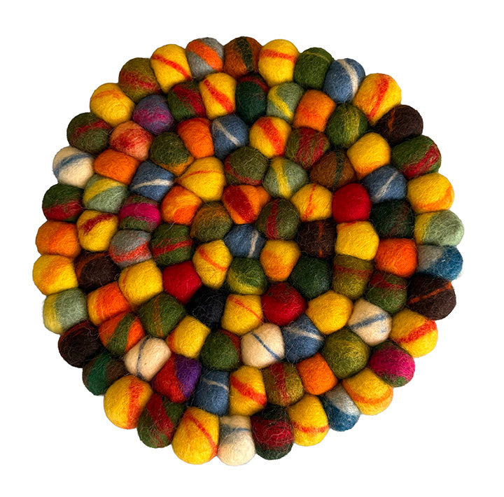 Table Ball Mat with Assorted Special Colored Design